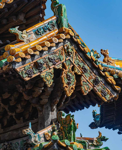 山西古建琉璃瓦在保存的过程